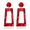 Alloy Acetic Acid Dangle Stud Earrings FS-WG80CFF-02-1