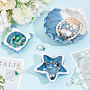 GOMAKERER Starfish Ceramics Jewelry Plates AJEW-GO0001-32-4