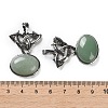 Natural & Synthetic Mixed Gemstone Pendants G-F777-02AS-4