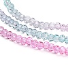 Transparent Painted Glass Beads Strands LS-DGLA-A034-T2mm-A10-4