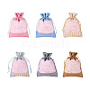 30Pcs 6 Colors Cotton & Organza & Burlap Packing Pouches Drawstring Bag ABAG-MB0001-09-1