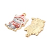 Christmas Alloy Enamel Pendants ENAM-K069-43C-2