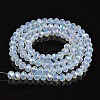 Electroplate Glass Beads Strands EGLA-A044-J4mm-L06-2