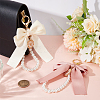 2Pcs 2 Colors Polyester Keychains KEYC-BBC0001-04A-4