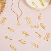 60Pcs 4 Style Alloy Charms FIND-BBC0004-25-7