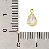 Real 18K Gold Plated Rack Plating Brass Micro Pave Cubic Zirconia Pendants Charms KK-S396-05G-3