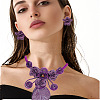 Alloy Aluminum and Acrylic Resin Jewelry Sets FS-WGFFF05-01-2