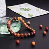 Natural Polychrome Jasper/Picasso Stone/Picasso Jasper Beads Strands G-NB0001-13-2