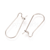 304 Stainless Steel Hoop Earrings Findings STAS-Q223-11D-1