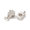 Rack Plating Alloy Rhinestone European Dangle Charms FIND-C055-19P-01-2