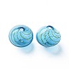 Transparent Handmade Blown Glass Globe Beads GLAA-T012-45-2