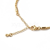 Rack Plating Brass Rope Chain Bracelet for Women BJEW-C020-11B-G-3