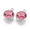 K9 Glass Rhinestone Pendants STAS-F123-26H-1