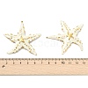 Ocean 304 Stainless Steel Enamel Big Pendants X-STAS-T076-08C-02G-3