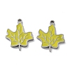 304 Stainless Steel Enamel Pendants STAS-P339-15P-03-1