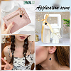 Alloy Enamel Number Charms Locking Stitch Markers AJEW-PH01457-01-7