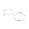 Brass Hoop Earring Findings KK-R112-038C-2