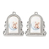 Alloy Epoxy Resin Pendants FIND-K031-01P-03-1