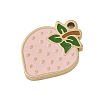 304 Stainless Steel Enamel Charms STAS-I338-01G-07-2