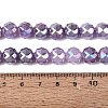Anti-Tarnish Electroplate Glass Beads Strands GLAA-N064-10mm-13-2