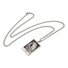 304 Stainless Steel Tarot Pendant Necklaces NJEW-A026-01P-05-3