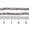 Baking Electroplate Glass Beads Strands LS-DGLA-A039-J2MM-B06-4