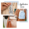 3Pcs Zinc Alloy Keychains KEYC-FH0001-74-5