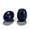 Natural Sodalite European Beads G-F580-A07-2