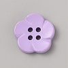 Spray Painted Plastic Buttons FIND-WH0152-394B-03-1