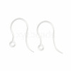 Transparent Resin Earring Hooks RESI-G050-02-1