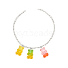 160Pcs 8 Colors Transparent Resin Pendants RESI-CJ0001-200-8