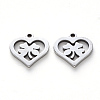 Non-Tarnish 201 Stainless Steel Charms STAS-N092-82-2