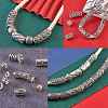 326Pcs 14 Style Zinc Alloy Hair Braiding Rings Beads TIBE-SZ0001-04-6