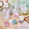 6 Rolls 6 Colors Fishtail Yarn Iridescent Ribbon for Bowknot Making OCOR-WR0001-57-3