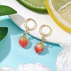 Brass Leverback Earrings for Women EJEW-JE06239-1