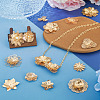 13Pcs 13 Styles Brass Bead Caps KK-TA0008-26KCG-7