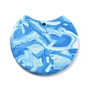 Transparent Printed Acrylic Pendantst OACR-Q006-01B-1