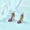 2Pcs Alloy Enamel Stilettos Pendants ENAM-YW0002-30C-6