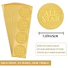 Self Adhesive Gold Foil Embossed Stickers DIY-WH0211-287-2