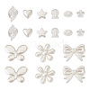 Craftdady 180Pcs 9 Style ABS Plastic Imitation Pearl Beads OACR-CD0001-08-2