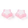 Two Tone Opaque Acrylic Beads SACR-I005-04A-07-2