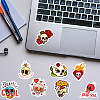 Cartoon Skull Paper Stickers Set DIY-G066-31-6