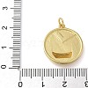 Rack Plating Brass Micro Pave Cubic Zirconia Pendants KK-K392-19B-G-3