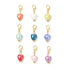 Pearlized Handmade Porcelain Pendant Decorations HJEW-JM03942-01-S-1