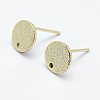 Brass Stud Earring Findings LS-KK-F728-22G-NF-1