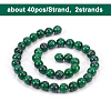 Natural Ruby in Zoisite Beads Strands G-OC0001-15-10mm-3