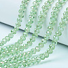 Electroplate Glass Beads Strands EGLA-A044-T4mm-B09-1