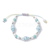 3Pcs 3 Colors Handmade Porcelain Beaded Bracelets BJEW-JB12473-6