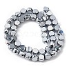 Electroplate Glass Beads Strands EGLA-L045-G-FP01-2