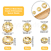 150Pcs 3 Style Brass Grade A Rhinestone Spacer Beads RB-NB0001-20-NF-2